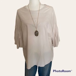 COS Gathered Sleeve Tee/Tunic - size EUR M